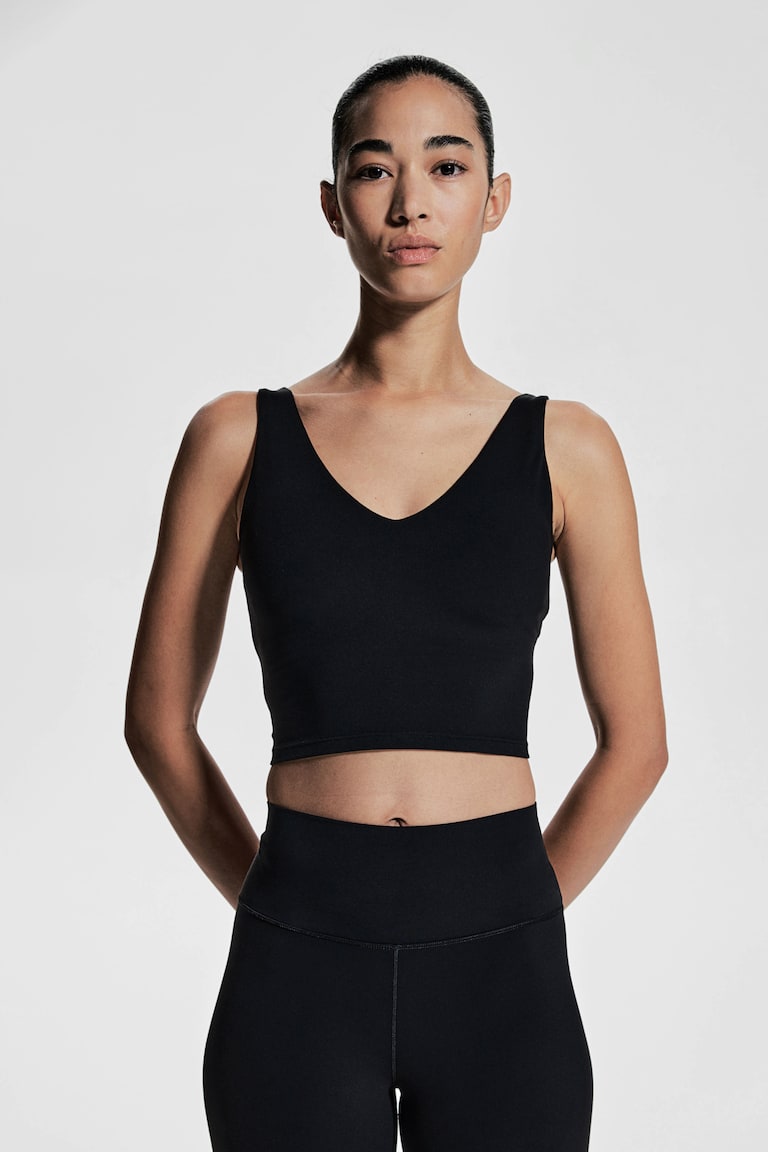 H&M Knöchellange Yoga-Leggings Mit SoftMove™ Lycra®
