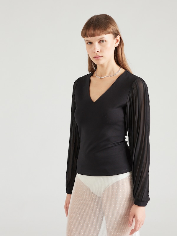 ABOUT YOU ABOUT YOU Bluse 'Tessy' In Schwarz