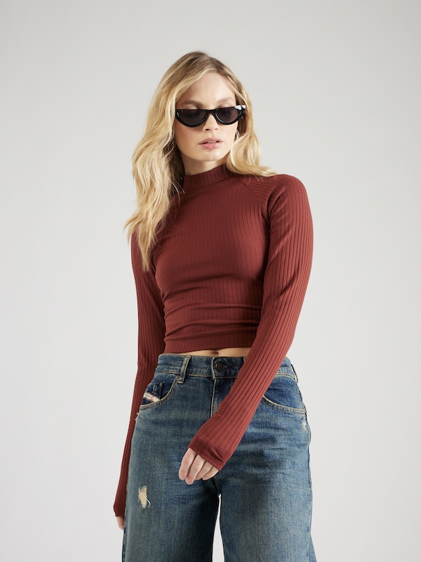 ABOUT YOU ABOUT YOU Shirt 'Tara' In Braun