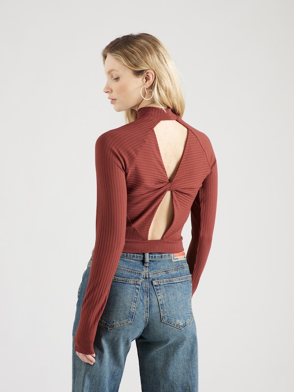 ABOUT YOU ABOUT YOU Shirt 'Tara' In Braun