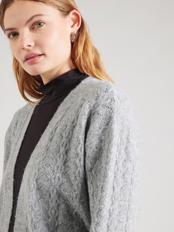 ABOUT YOU ABOUT YOU Strickjacke 'Pina' In Grau