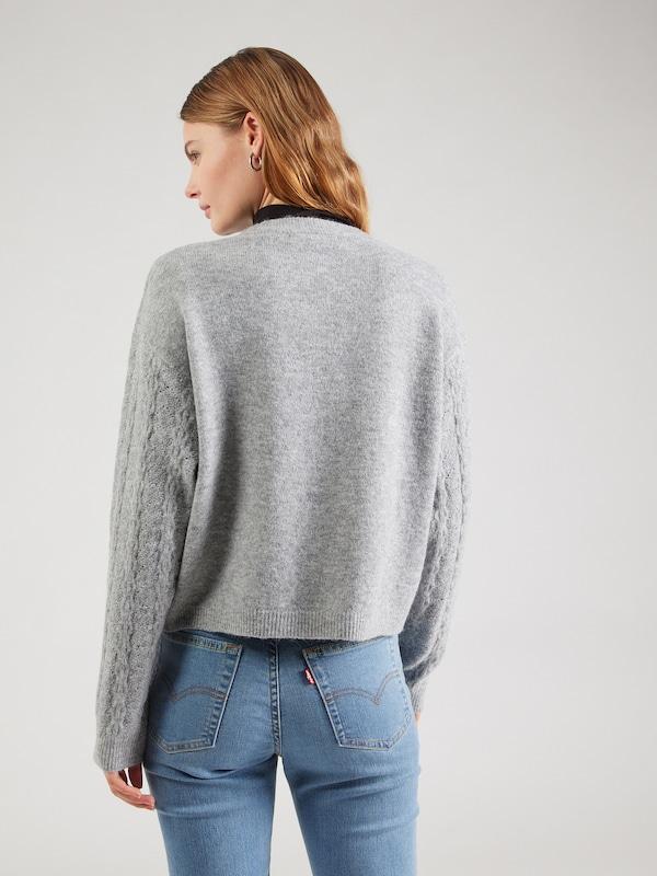 ABOUT YOU ABOUT YOU Strickjacke 'Pina' In Grau