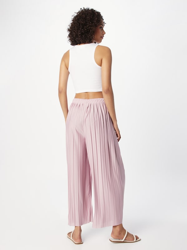 ABOUT YOU ABOUT YOU Wide Leg Hose 'Caren' In Rosa