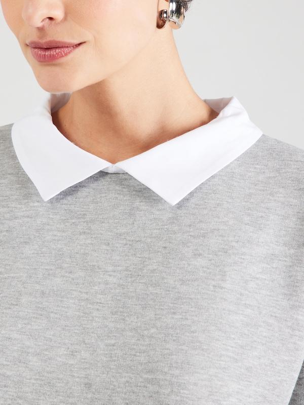 ABOUT YOU ABOUT YOU Sweatshirt 'Victoria' In Graumeliert Weiß