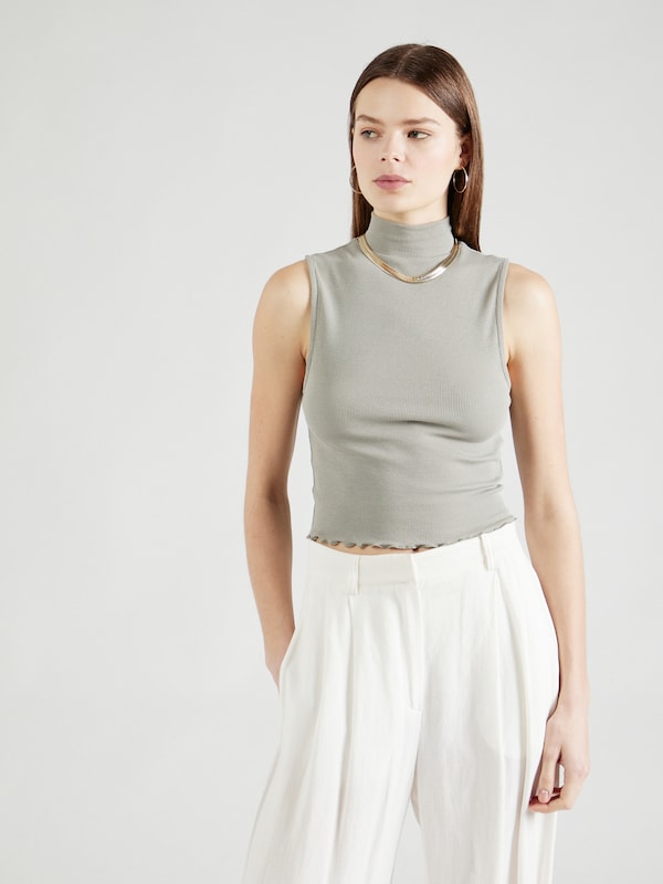 ABOUT YOU ABOUT YOU Tops 'Liane ' In Graumeliert Hellgrün