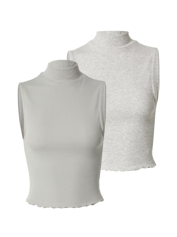 ABOUT YOU ABOUT YOU Tops 'Liane ' in Graumeliert Hellgrün