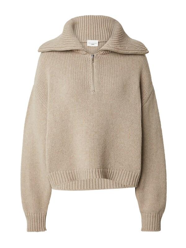 ABOUT YOU x Marie von Behrens ABOUT YOU x Marie von Behrens Pullover 'Valentina' (GRS) in Kitt