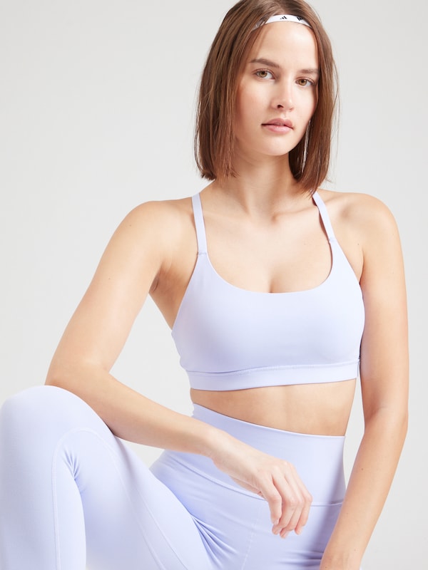 ADIDAS PERFORMANCE ADIDAS PERFORMANCE Bustier Sport-BH 'All Me' In Hellblau