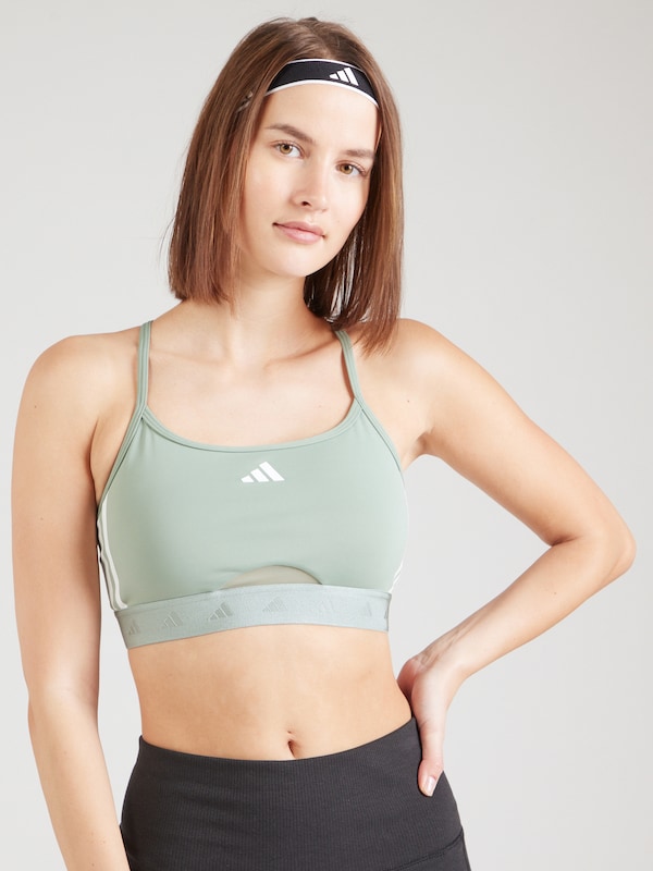 ADIDAS PERFORMANCE ADIDAS PERFORMANCE Bustier Sport-BH 'Hyperglam' In Pastellgrün