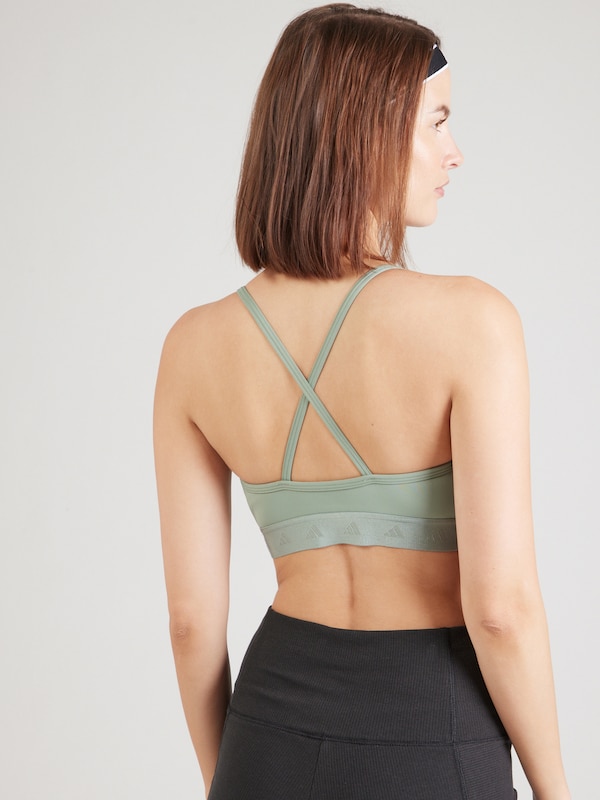ADIDAS PERFORMANCE ADIDAS PERFORMANCE Bustier Sport-BH 'Hyperglam' In Pastellgrün