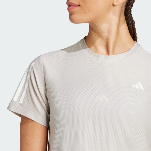 ADIDAS PERFORMANCE ADIDAS PERFORMANCE Funktionsshirt 'Own The Run' In Hellgrau
