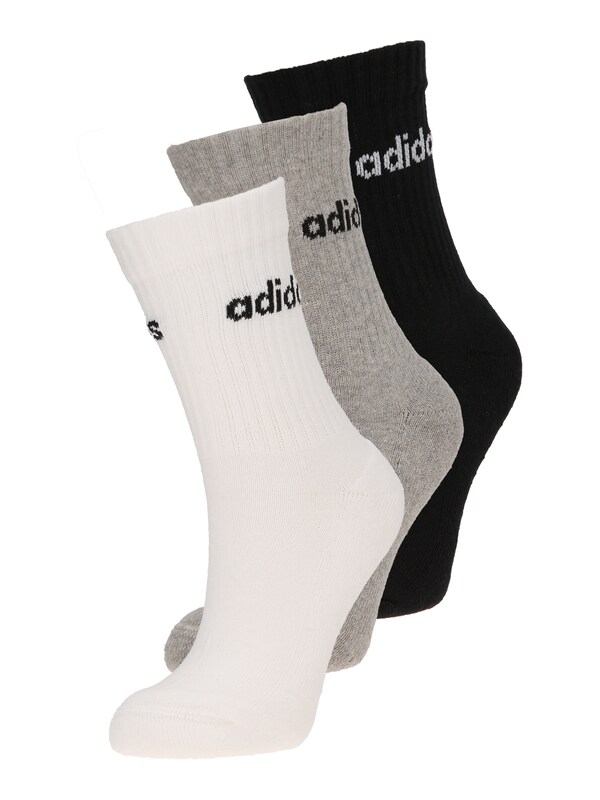ADIDAS PERFORMANCE ADIDAS PERFORMANCE Sportsocken in Graumeliert Schwarz Weiß