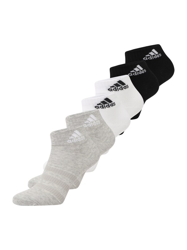 ADIDAS PERFORMANCE ADIDAS PERFORMANCE Sportsocken 'Thin And Light ' in Graumeliert Schwarz Weiß