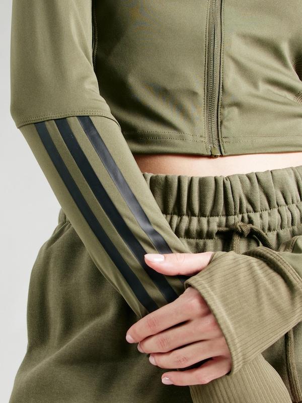 ADIDAS PERFORMANCE ADIDAS PERFORMANCE Sportsweatjacke 'Hyperglam' In Khaki