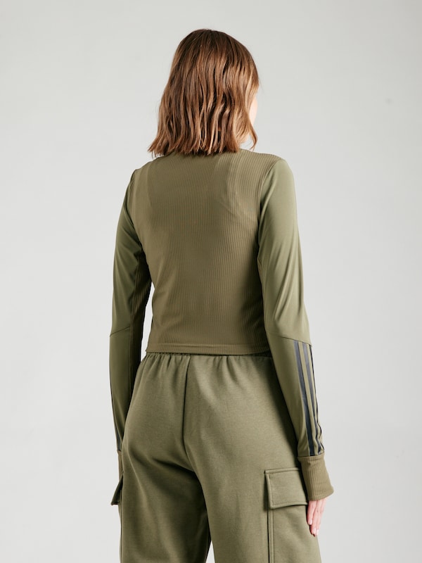 ADIDAS PERFORMANCE ADIDAS PERFORMANCE Sportsweatjacke 'Hyperglam' In Khaki