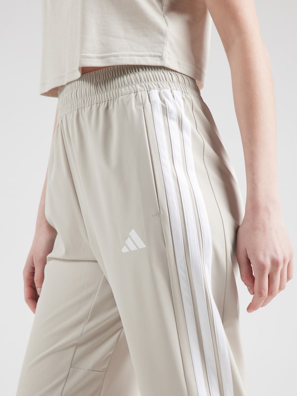 ADIDAS PERFORMANCE ADIDAS PERFORMANCE Tapered Sporthose 'Essentials' In Greige