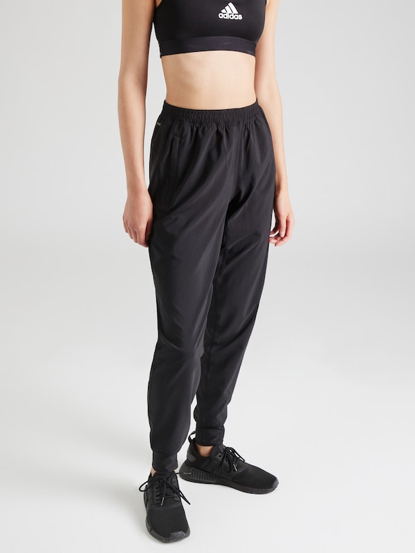 ADIDAS PERFORMANCE ADIDAS PERFORMANCE Tapered Sporthose 'Own The Run' In Schwarz