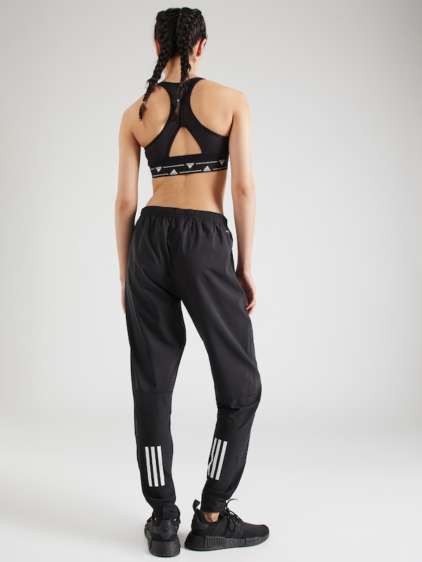 ADIDAS PERFORMANCE ADIDAS PERFORMANCE Tapered Sporthose 'Own The Run' In Schwarz