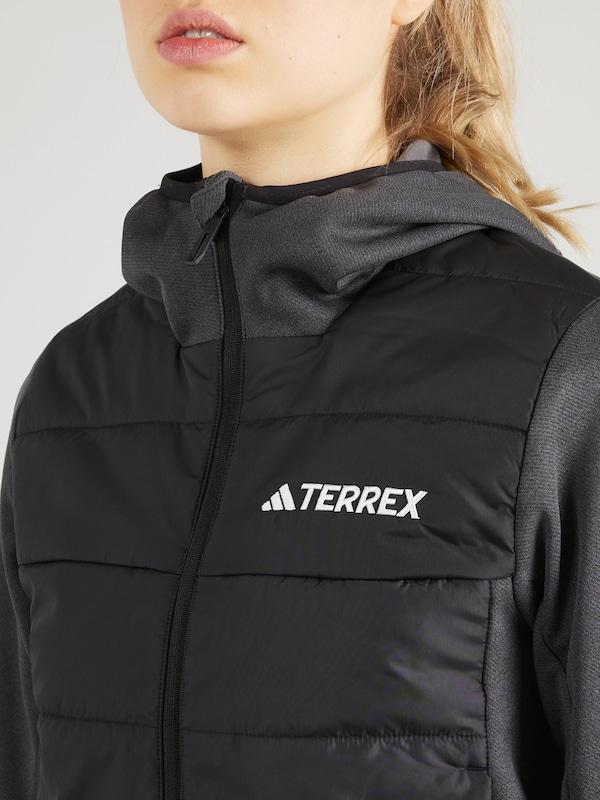 ADIDAS TERREX ADIDAS TERREX Funktionsfleecejacke In Schwarz Schwarzmeliert