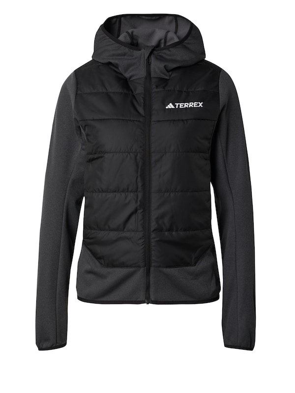 ADIDAS TERREX ADIDAS TERREX Funktionsfleecejacke in Schwarz Schwarzmeliert