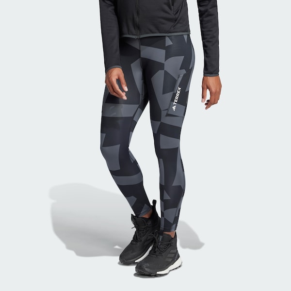 ADIDAS TERREX ADIDAS TERREX Skinny Funktionshose In Anthrazit Dunkelgrau