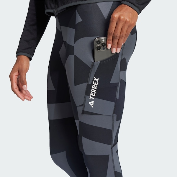 ADIDAS TERREX ADIDAS TERREX Skinny Funktionshose In Anthrazit Dunkelgrau