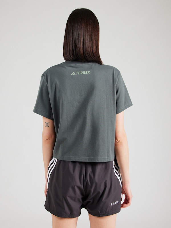 ADIDAS TERREX ADIDAS TERREX Sportshirt In Hellgrün Dunkelgrün