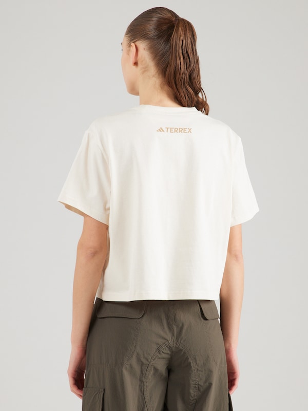 ADIDAS TERREX ADIDAS TERREX Sportshirt 'WILD' In Wollweiß