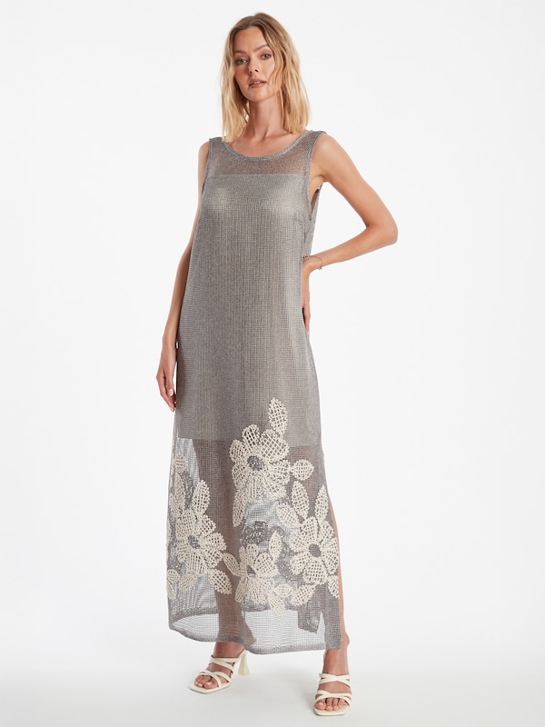 Ana Alcazar Ana Alcazar Kleid 'Zalmy' In Silbergrau