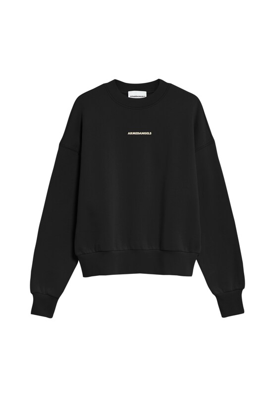 ARMEDANGELS ARMEDANGELS Pullover ' ALIZAA NESTLING ' (GOTS) in Schwarz