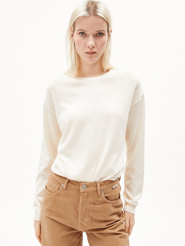 ARMEDANGELS ARMEDANGELS Pullover 'LARUNAA' (OCS) In Hellbeige