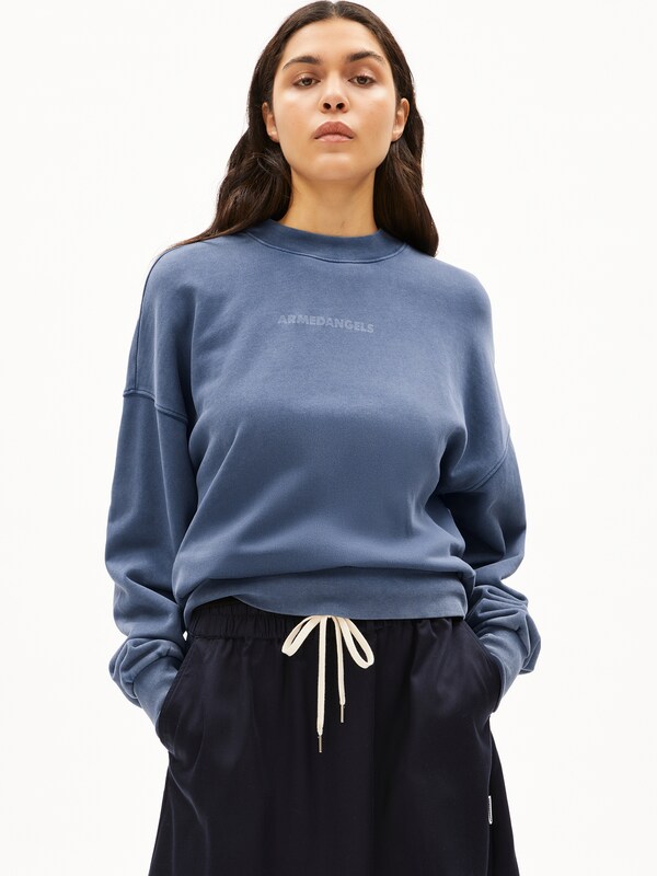 ARMEDANGELS ARMEDANGELS Sweatshirt ALIZAA GMT DYE (GOTS) In Blau