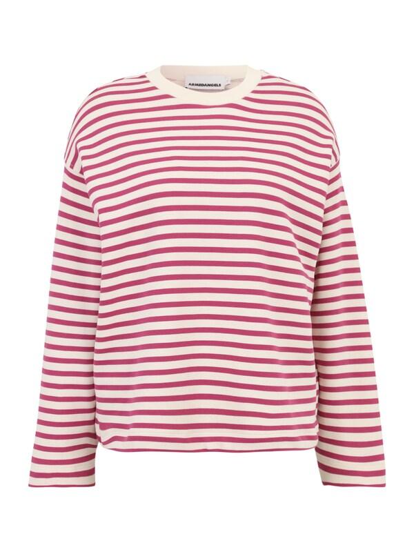 ARMEDANGELS ARMEDANGELS Sweatshirt MAARLEN STRIPE in Rot