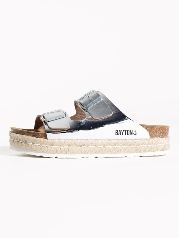 Bayton Bayton Pantolette 'Alcee' in Silber