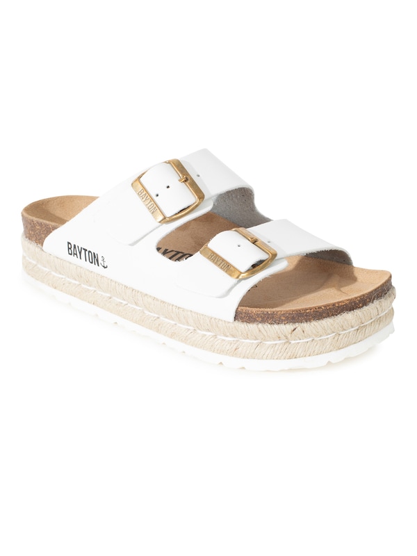 Bayton Bayton Pantolette 'Alcee' In Weiß