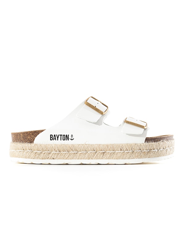 Bayton Bayton Pantolette 'Alcee' In Weiß