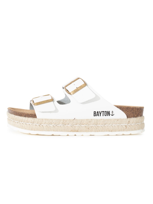 Bayton Bayton Pantolette 'Alcee' in Weiß
