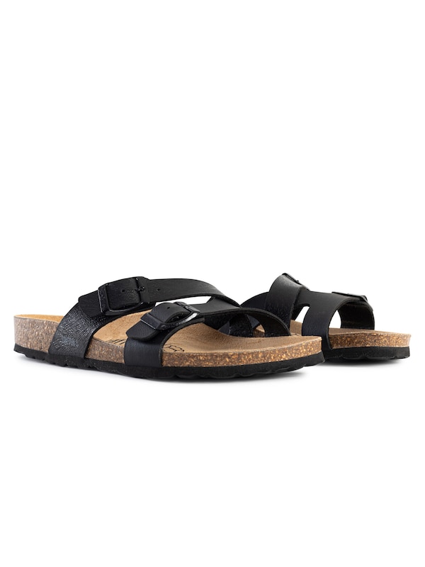 Bayton Bayton Pantolette 'Cleo' In Schwarz