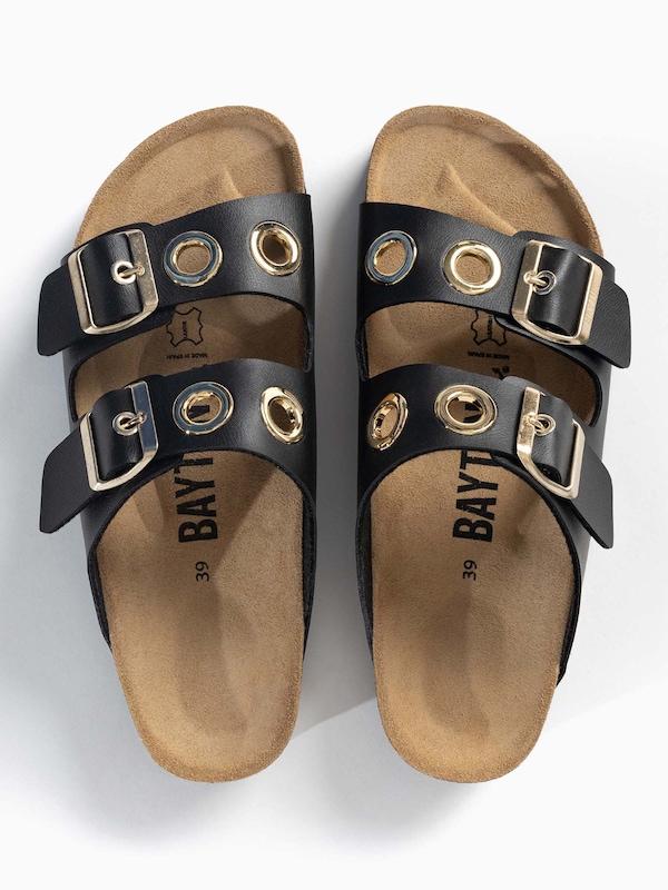 Bayton Bayton Pantolette 'Janny' In Schwarz