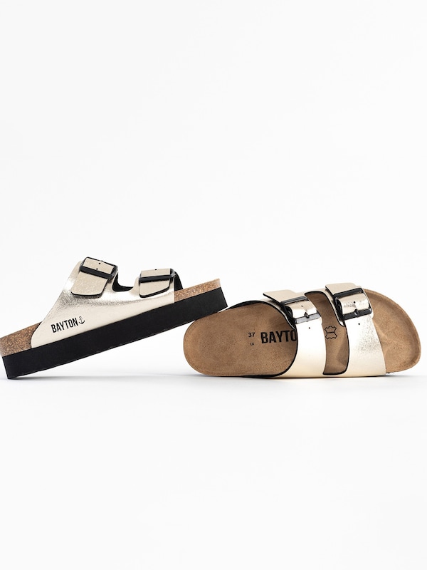 Bayton Bayton Pantolette 'Japet' In Hellbraun