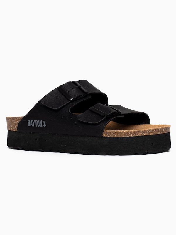 Bayton Bayton Pantolette 'Japet' In Schwarz