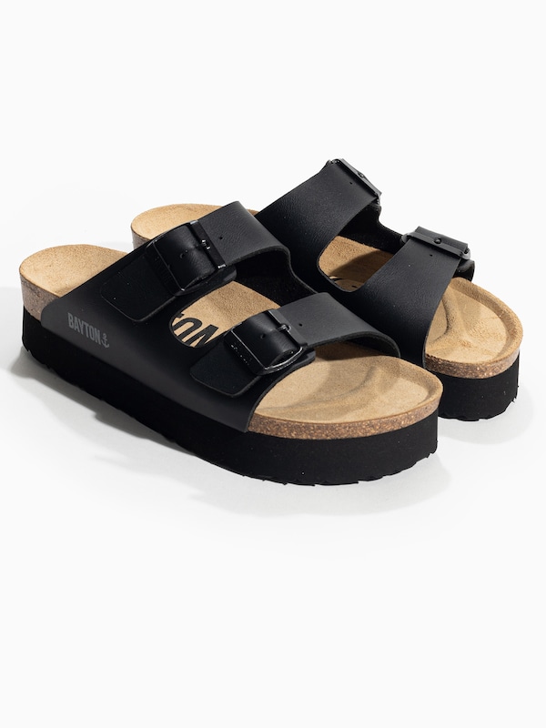 Bayton Bayton Pantolette 'JAPET' In Schwarz