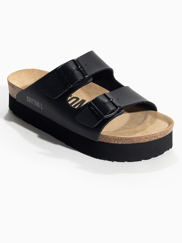 Bayton Bayton Pantolette 'JAPET' In Schwarz