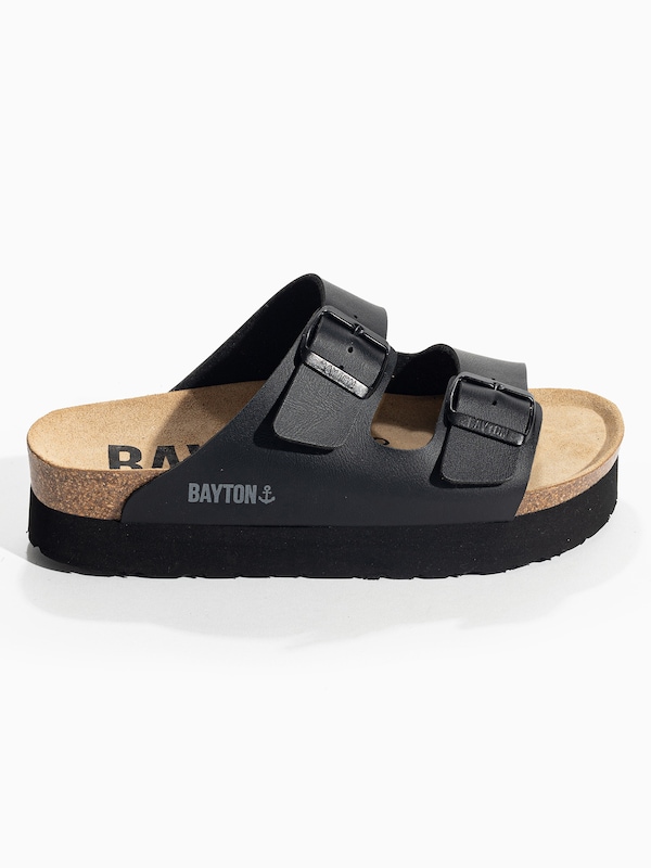 Bayton Bayton Pantolette 'JAPET' In Schwarz