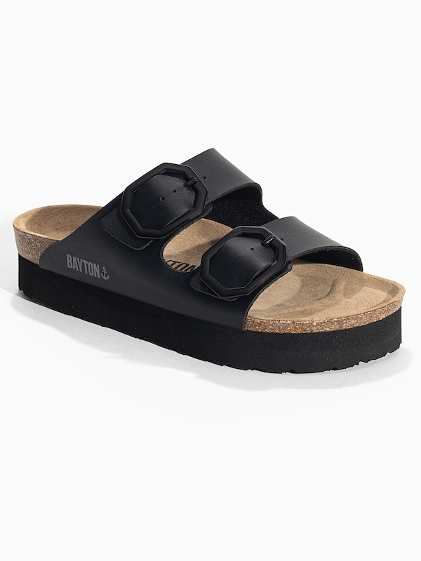 Bayton Bayton Pantolette 'Japet' In Schwarz