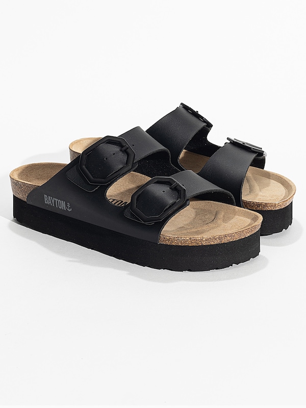 Bayton Bayton Pantolette 'Japet' In Schwarz