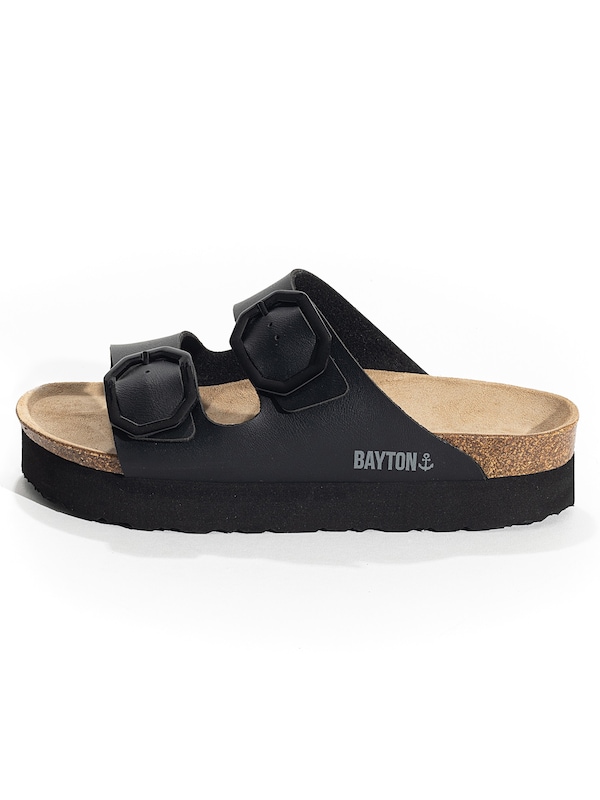Bayton Bayton Pantolette 'Japet' in Schwarz