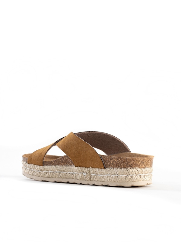 Bayton Bayton Pantolette 'Penelope' In Hellbraun