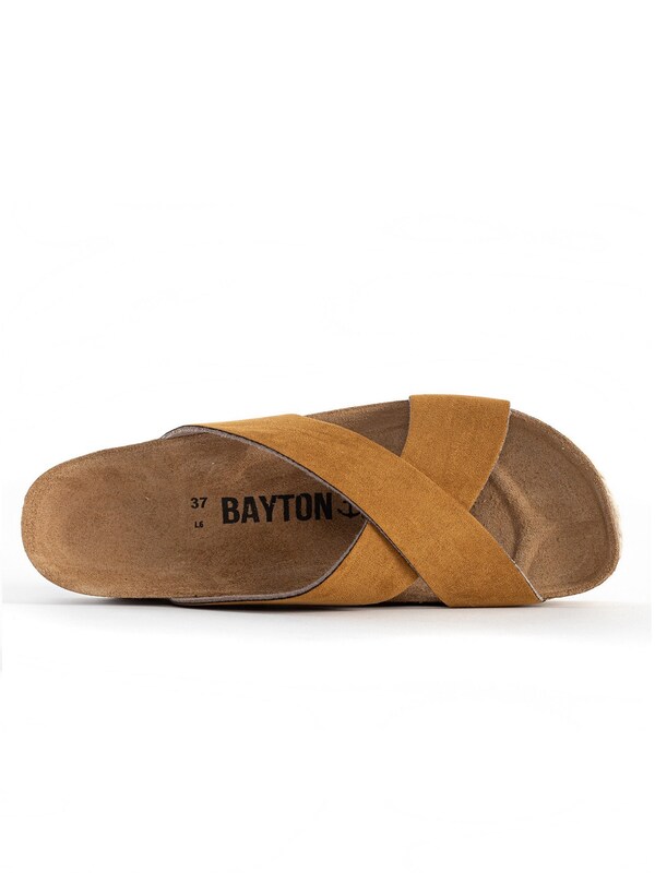 Bayton Bayton Pantolette 'Penelope' In Hellbraun