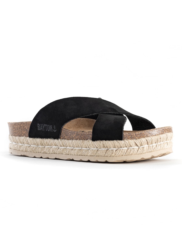 Bayton Bayton Pantolette 'Penelope' In Schwarz